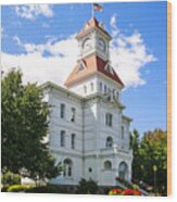 Benton County Courthouse Wood Print