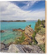 Bermuda Rugged Beauty Wood Print