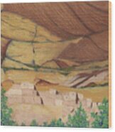 Betatakin Cliffdwellers Wood Print