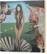 Beyonce - The Birth Of Venus Wood Print