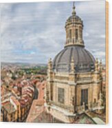 Bierdview Of Historic City Of Salamanca Wood Print