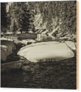 Big Thompson River Spring Wood Print