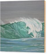 Big Wave Wood Print