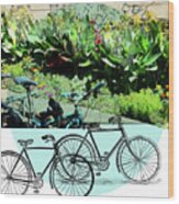 Bike Poster Wood Print