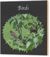 Birds Wood Print