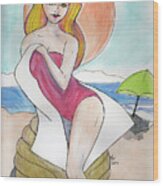 Birth Of Venus Wood Print