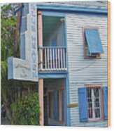 Blue Heaven Restaurant - Key West Wood Print