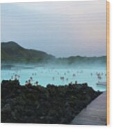 Blue Lagoon  6156 Wood Print