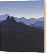 Blue Ridge Mountains. Pacific Crest Trail Wood Print