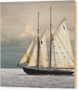 Bluenose Wood Print