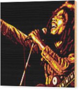 Bob Marley Wood Print