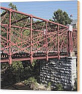 Bollman Truss Bridge At Savage In Maryland Wood Print