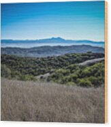 Bommer Canyon Ridge View Wood Print