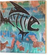 Bonefish Wood Print