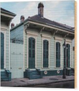 Bourbon Street Shotguns Wood Print