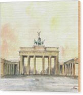 Brandenburger Tor, Berlin Wood Print