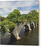 Bridge Of Flowers Shelburne Falls, Ma Wood Print