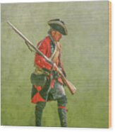 British Soldier French And Indian War Wood Print