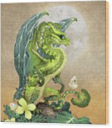 Broccoli Dragon Wood Print