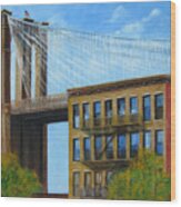 Brooklyn  Bridge Wood Print