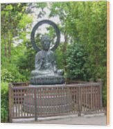 Buddha In Golden Gate Park Wood Print