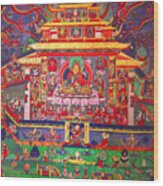 Buddhist Art Wood Print