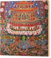 Buddhist Painting Wood Print