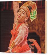 Burmese Dance 5 Wood Print