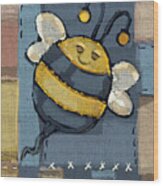 Busy Bee Wood Print