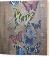 Butterflies Wood Print