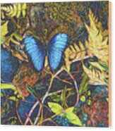 Butterfly Love Wood Print