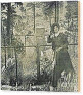 Calamity Jane At Wild Bill Hickoks Wood Print