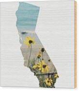 California Dreams Art By Linda Woods Wood Print