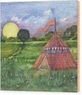 Calliope's Tent Wood Print