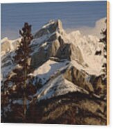 Canadian Rockies Ii Wood Print