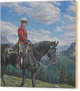 Canadian Majesty Wood Print