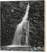 Canaries Waterfall -2- St Lucia Wood Print