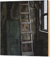Cannery Ladder Wood Print