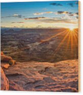 Canyonlands Sunset Wood Print