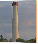 Cape May Lighthouse Wood Print