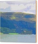 County Down Ireland Carlingford And Mourne Mountains Wood Print