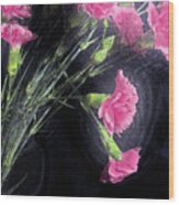 Carnations Wood Print