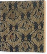 Textile Tapestry Carpet With The Arms Of Rogier De Beaufort Wood Print