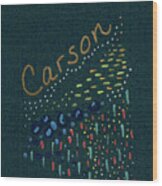 Carson Test Tough Clean Wood Print