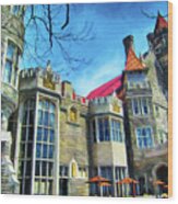 Casa Loma Castle In Toronto 2by1 Wood Print