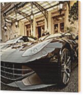 Casino Monte Carlo Vip Parking Wood Print