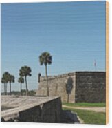 Castillo De San Marcos, St. Augustine Wood Print