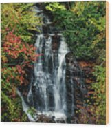 Cataloochee Valley Soco Falls Wood Print