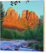 Cathedral Rock Wood Print