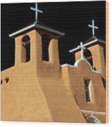 St Francis De Assi Church  New Mexico Wood Print